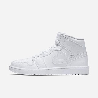 Pantofi Casual Nike Air Jordan 1 Mid Barbati Albi | YWVI-84761